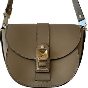 Gray Crossbody Bag